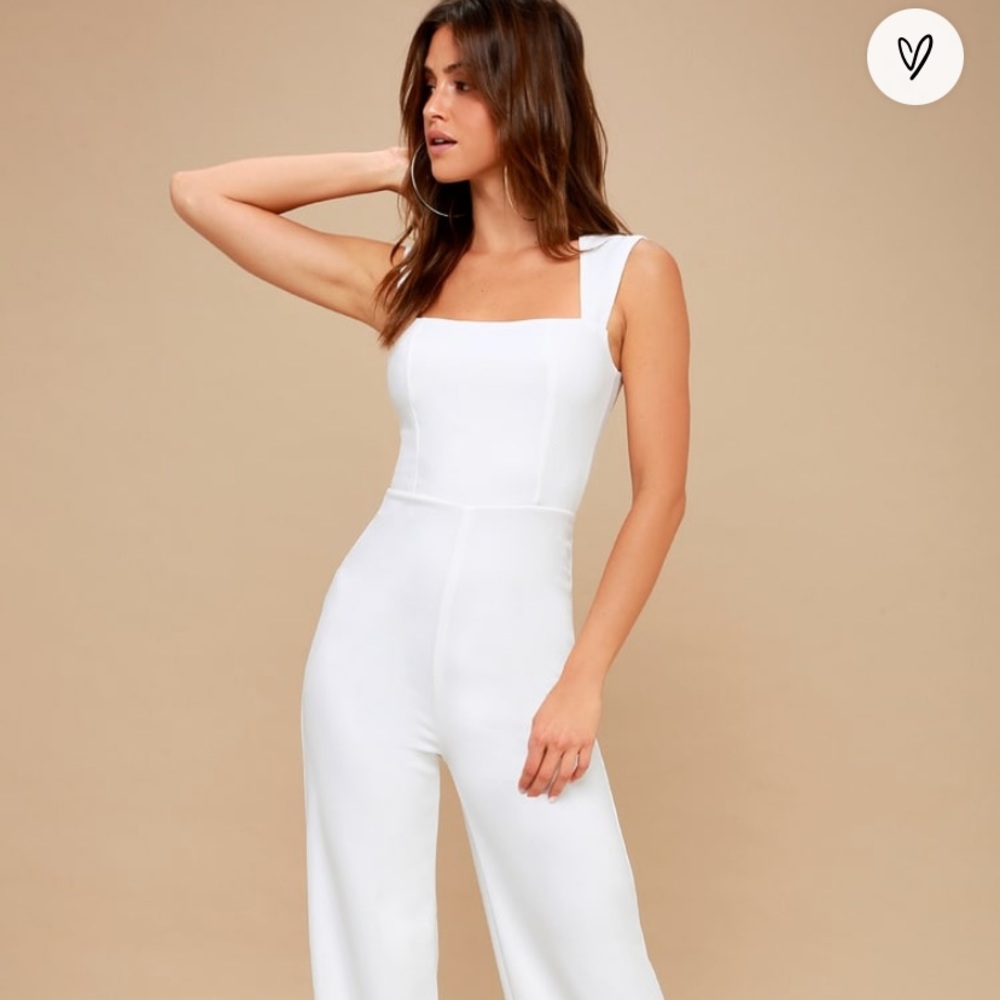 Lulus White Jumpsuit